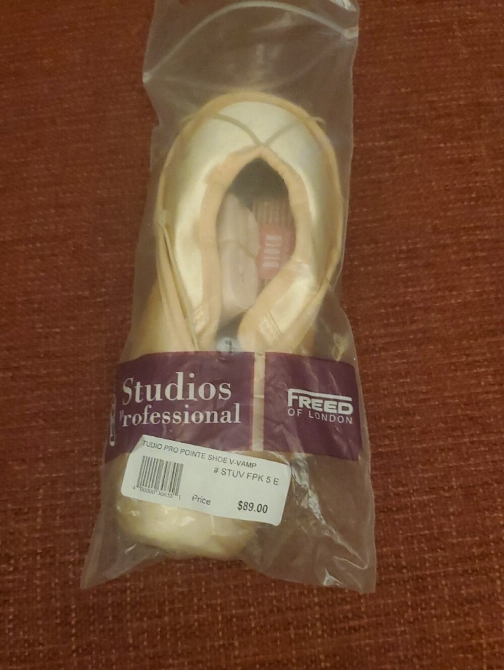 Freed Of London Studios Professional Pointe Shoe V Vamp 5 E Ballwt Pointe Shoes